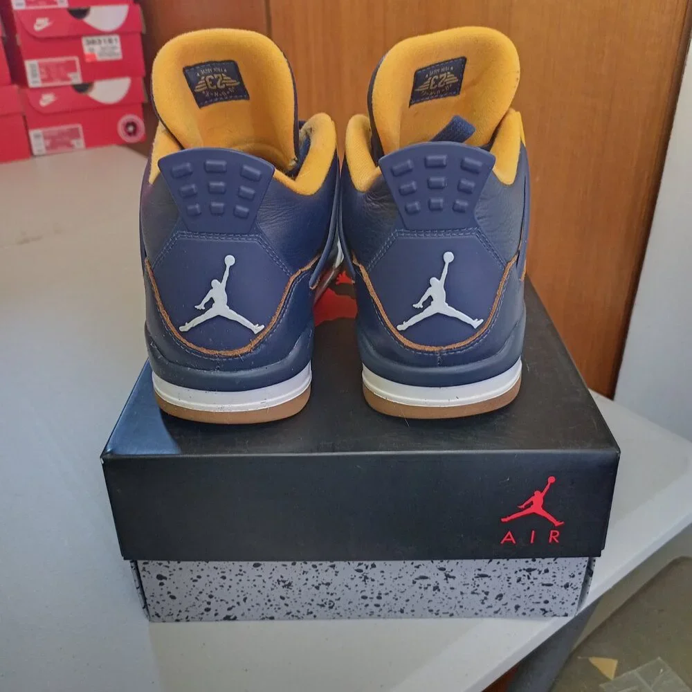 Size 10.5 - Air Jordan 4 Retro Dunk From Above OG box excellent condition - Picture 10 of 13